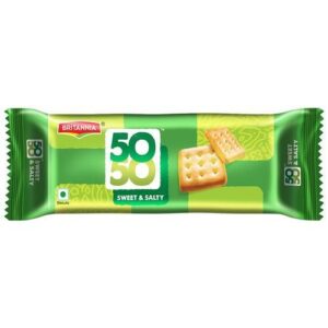 Britannia 50-50 Biscuits, Sweet and Salty 72g