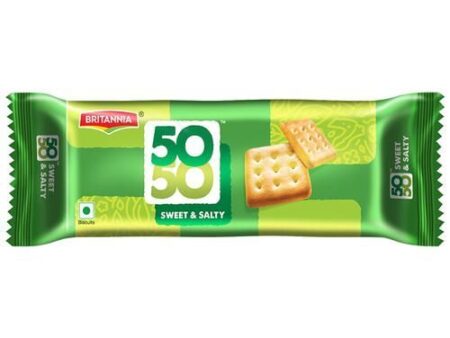 Britannia 50-50 Biscuits, Sweet and Salty 72g