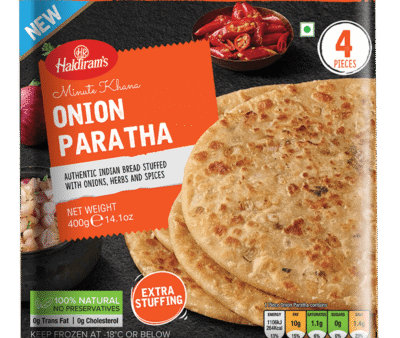 Haldirams onion tofu planner paratha 400g - 4pcs