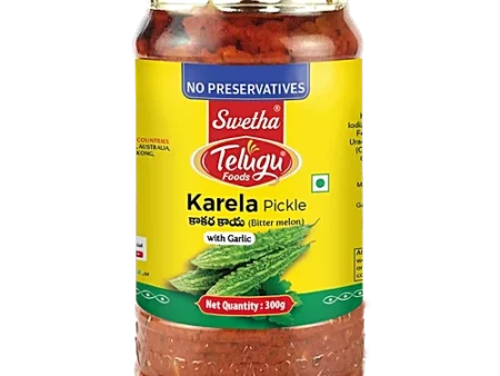 Telugu Foods  Karela Pickle (No Garlic) 300g