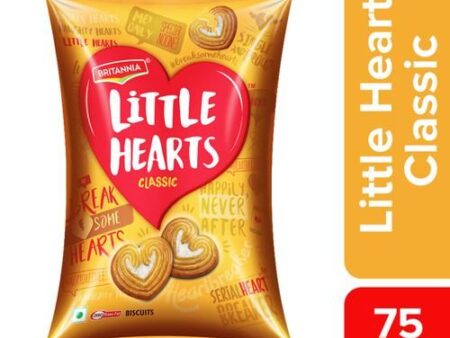 Britannia Little Hearts Biscuits 75g