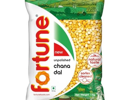 Fortune Chana dal, 1 kg, Unpolished