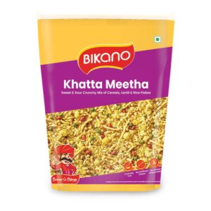 Bikano Khatta Meetha Namkeen | Crunchy & Tasty namkeen | Khatta Meetha mixture,  350 g