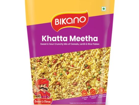 Bikano Khatta Meetha Namkeen | Crunchy & Tasty namkeen | Khatta Meetha mixture,  350 g