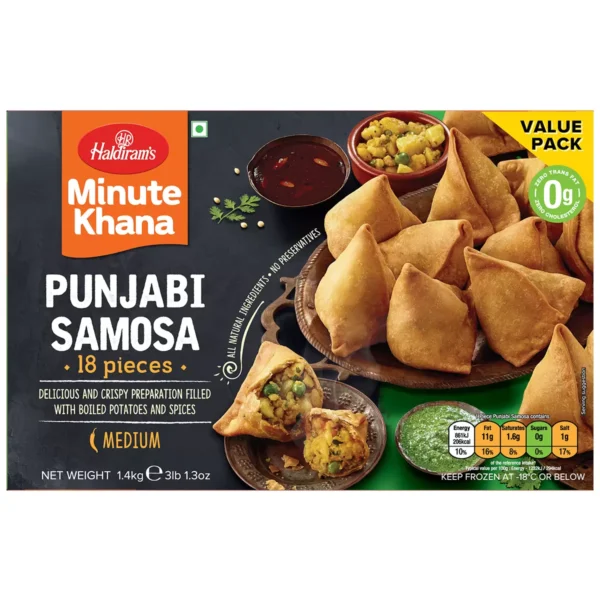 Haldirams's Punjabi Samosa 1.4kg - 18pcs