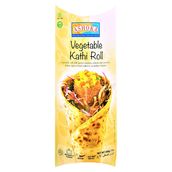 Ashoka Frozen Vegetable Kathi Roll 200g