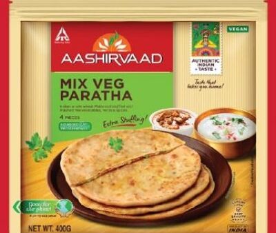 Aashivaad Mix Veg Paratha 400g