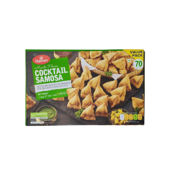 Haldirams Cocktail Samosa 1.4kg - 70pcs