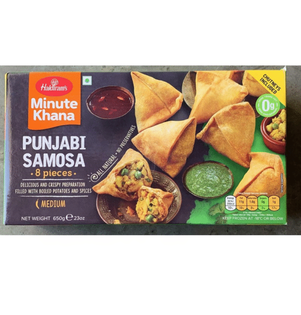 Haldiram Punjabi Samosa 650g - 8pcs