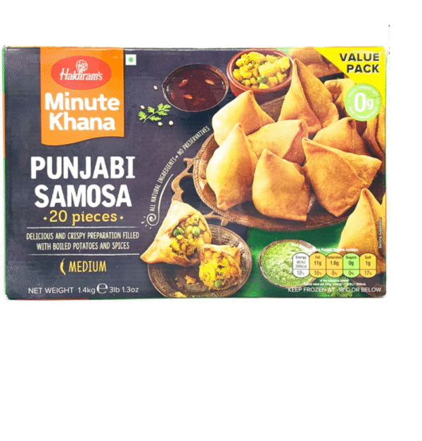 Haldiram Samosa Punjabi 1.4Kg - 20pcs