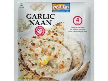 Ashoka or bikano Tandoori Naan Bread Garlic 340g
