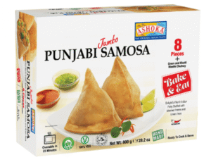 Ashoka Punjabi Samosa With Green And Khatti Meethi Chutney 700g – 8pcs