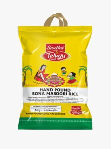 swetha Telugu Foods Semi Polished Handpound Rice 4,5kg