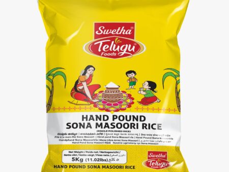 swetha Telugu Foods Semi Polished Handpound Rice 4,5kg