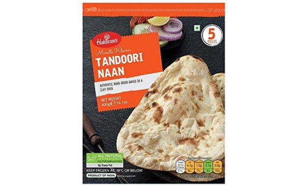 Haldirams Tandoori Naan 400g - 5pcs