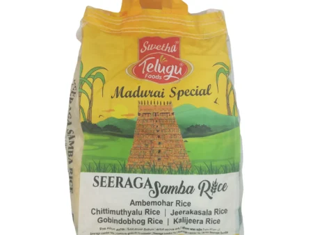 Seeraga Samba Rice Telugu Foods 4,54kg