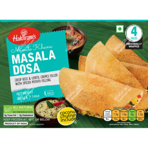 Haldirams Masala Dosa 397g – 4pcs