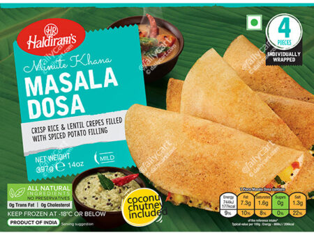 Haldirams Masala Dosa 397g - 4pcs