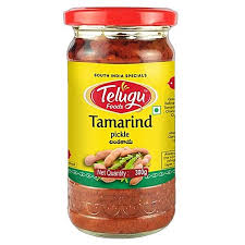 Telugu Foods  Green Tamarind Pickle (No Garlic) 300g