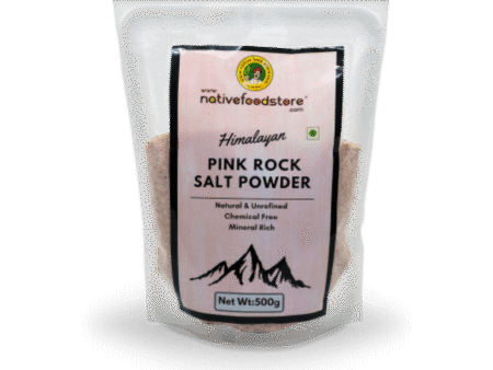 Native food store Pink Himalayan Rock Salt powder 500g