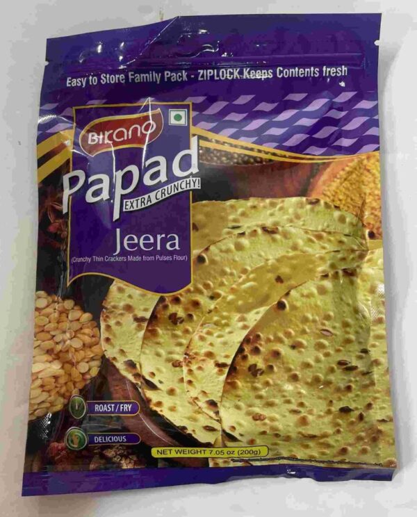 Bikano jeera papad 200gm
