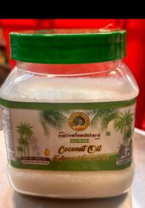 Nativefoodstore cold pressed coconut oil 500 g