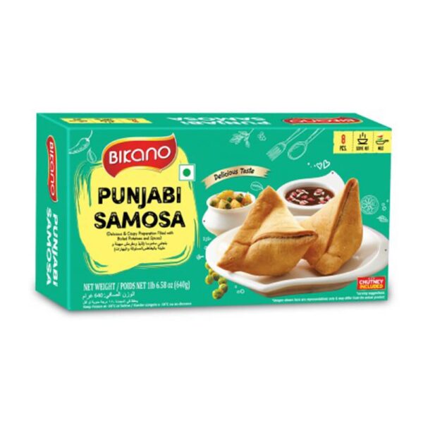 Bikano Punjabi Samosa 640g ( 8 Pcs )