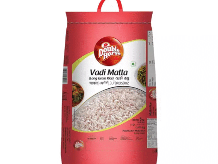 Double horse Vadi Matta Long Grain Rice 5 Kg ( 500g freee)