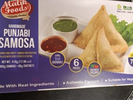 Malik Foods Punjabi Samosa 6 PC - 510 Gms