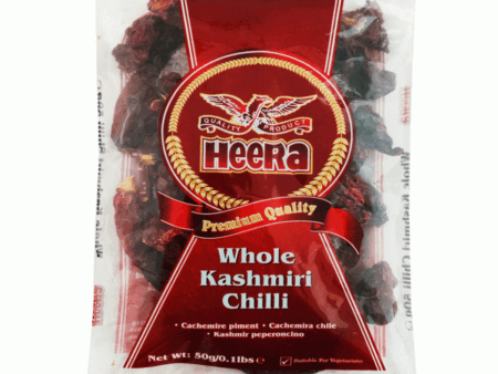 Kashmiri Chillies Whole (Heera) 50g