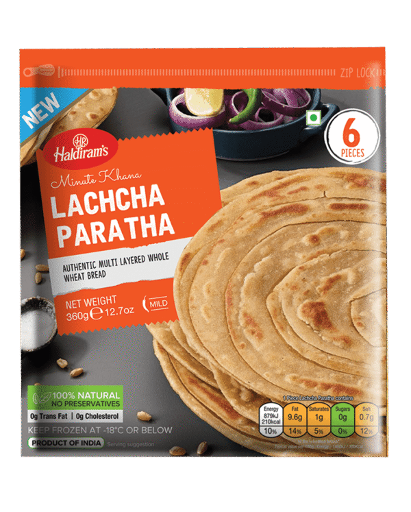 Haldirams or Ashoka Lachcha Paratha