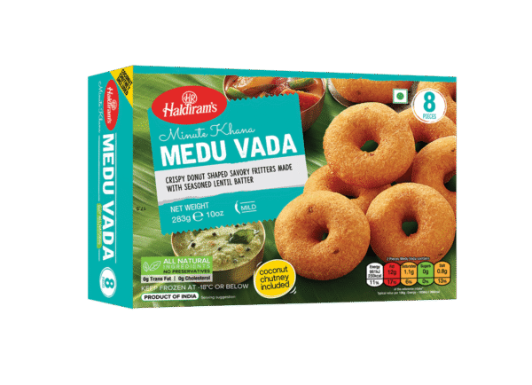 Haldirams Medu Vada 283g - 8pcs