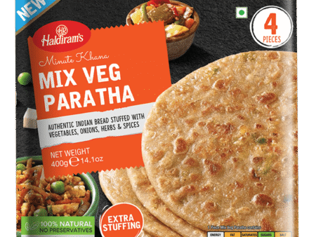 Haldirams Mix Vegetable Paratha Vegan 400g