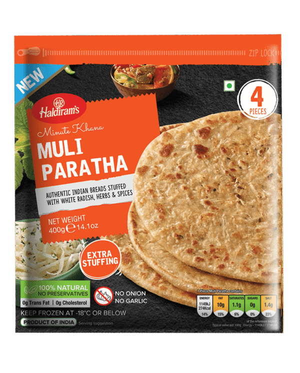 Haldirams Muli Paratha 400g