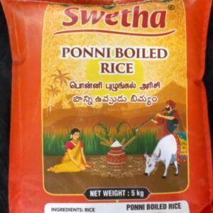 Telugu foods Swetha Ponni Boiled Rice 5Kg