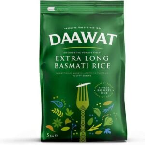 Daawat Extra Long Basmati Rice 5Kg-Green
