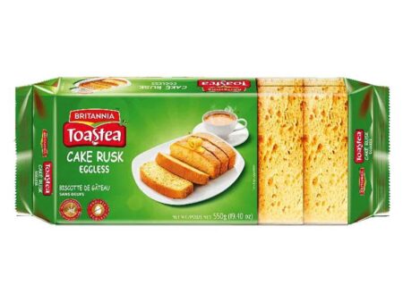 Britannia Eggless Cake Rusk 550g