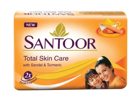 Santoor Sandalwood and Turmeric Bath Soap