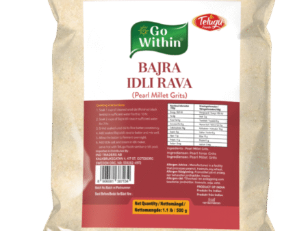 Telugu Foods Bajra Idli Rava 500g