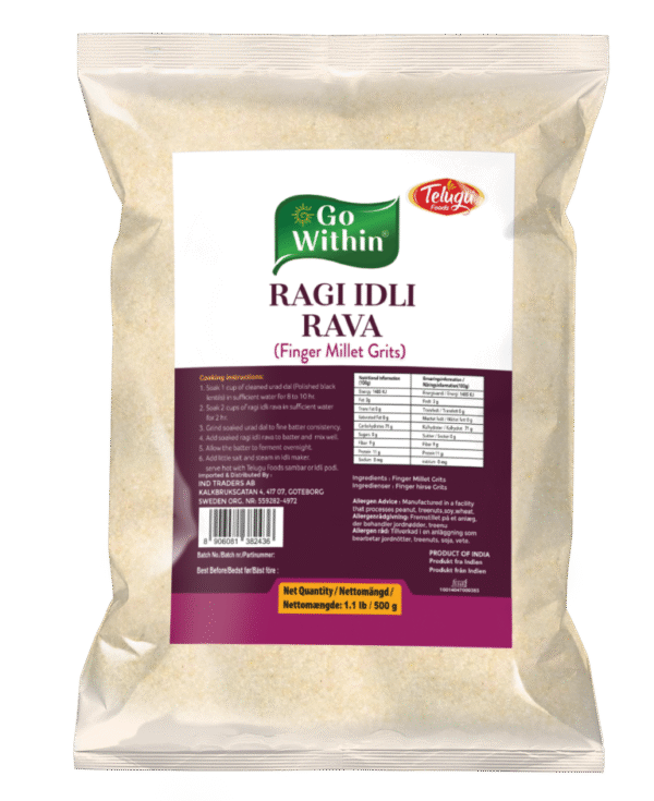 Telugu Foods Ragi Idli Rava 500g
