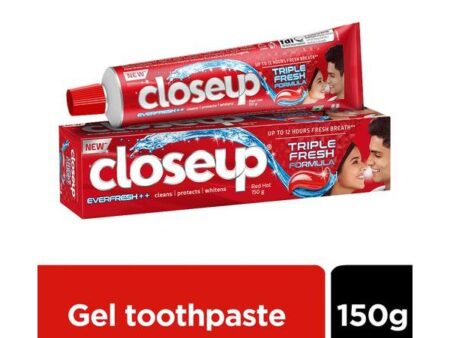 Closeup Everfresh Red Toothpaste  Triple Fresh Formula 150g