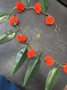TORAN marigold flower with mango leaf