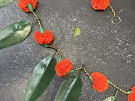 TORAN marigold flower with mango leaf
