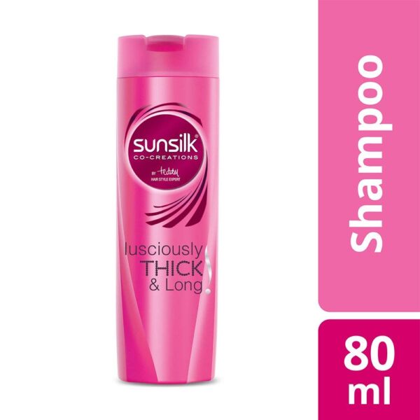Sunsilk Lusciously Thick and Long Shampoo, 80 ml (2.7 oz), India
