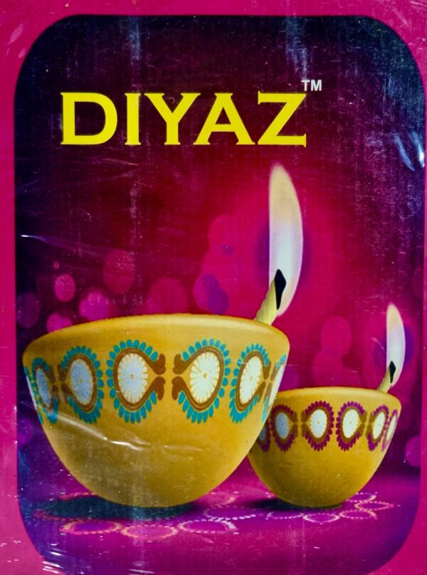Fancy Authentic Handmade Diyas (12 Pcs) without Wax - Image 2