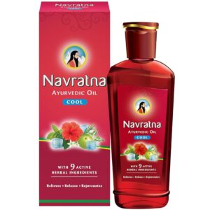 Ayurvedic Cool Oil | with 9 Active Herbal Ingredients | Relaxing Head Massage Oil | Quick Relief from Headache & Body Ache  200 g