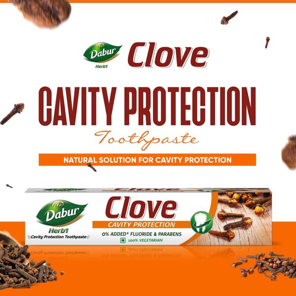 Dabur Herbel Clove 200g Cavity Protection Toothpaste - Image 4