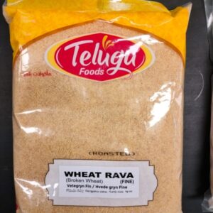 Telugu Foods Roasted Wheat Rava Fine 1 KG