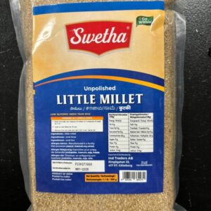 Telugu Foods Swetha – Unpolished Little Millets 500 Gms