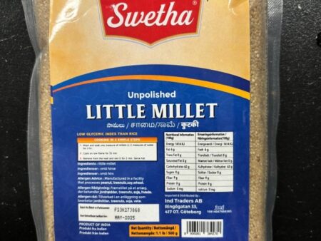 Telugu Foods Swetha - Unpolished Little Millets 500 Gms